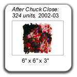 "After Chuck Close..." by Devorah Sperber, 2002-03