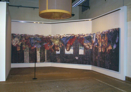 After The Last Supper, 2005 by Devorah Sperber, 26th Ljubljana Print Biennale, 2005, curated by Marilyn Kushner, Brooklyn Museum of Art