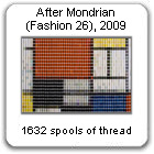 After Mondrian (Fashion 26), 2009, by Devorah Sperber, New York