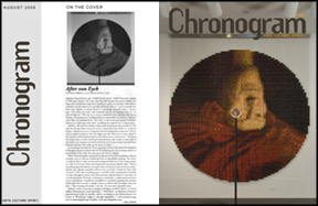 On the Cover, "after van Eyck," Chronogram, August, 2008 Issue